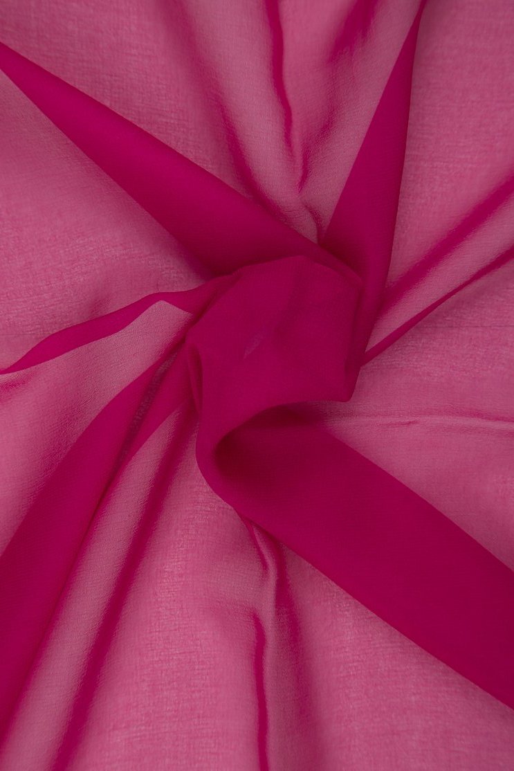 Very Berry Silk Chiffon Fabric