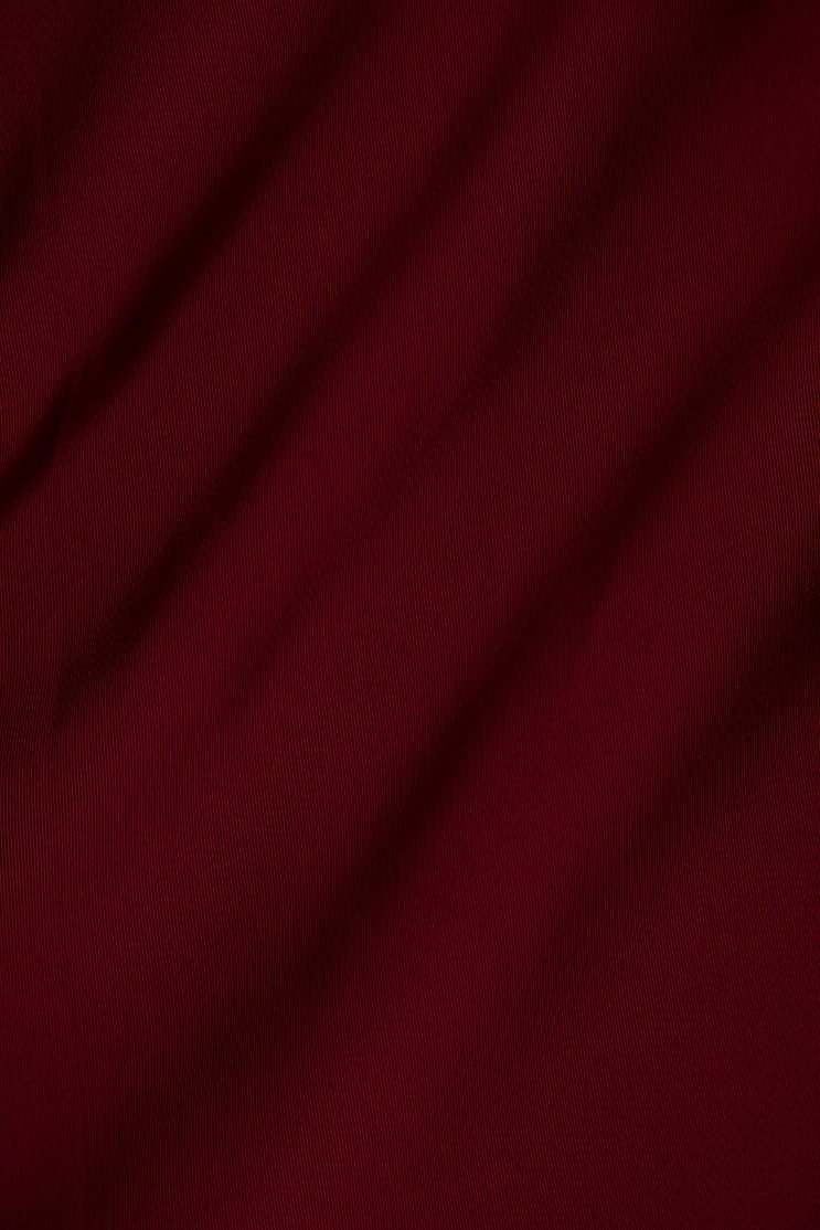 Deep Red Silk Faille Fabric