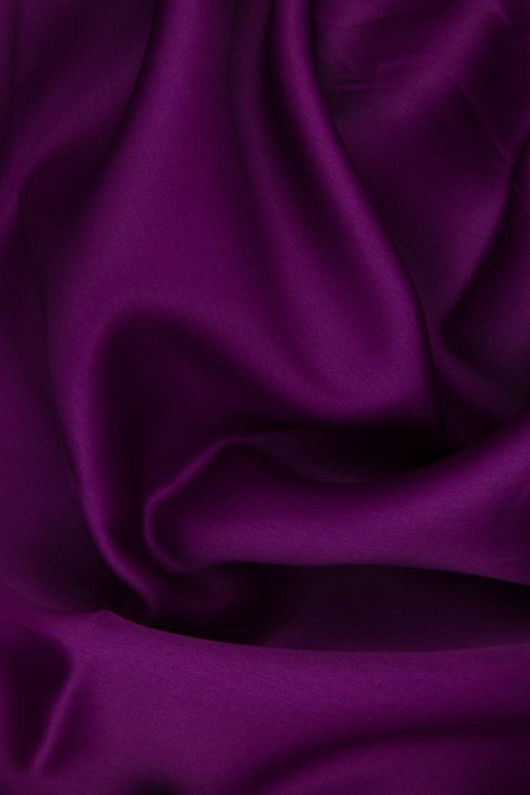 Byzantium Silk Satin Face Organza Fabric