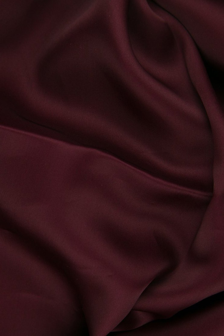 Rumba Red Silk Satin Face Organza Fabric