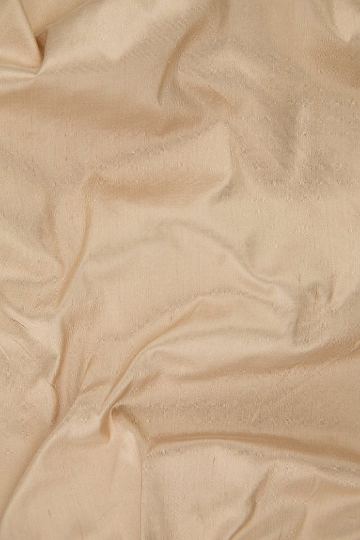 Light Cream Tan Silk Shantung 54 inch Fabric
