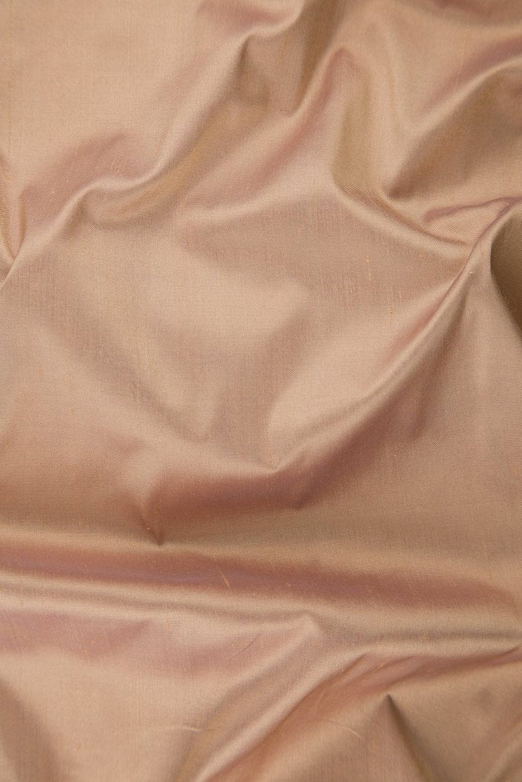 Almost Apricot Silk Shantung 54 inch Fabric