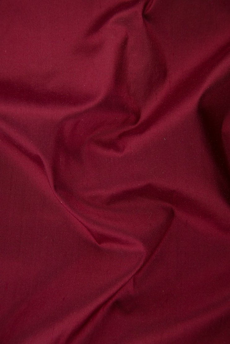 Earth Red Silk Shantung 54 inch Fabric