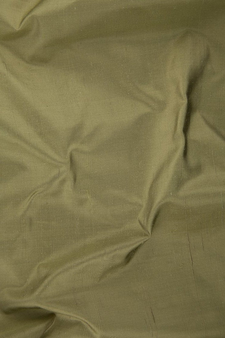 Kelp Silk Shantung 54 inch Fabric