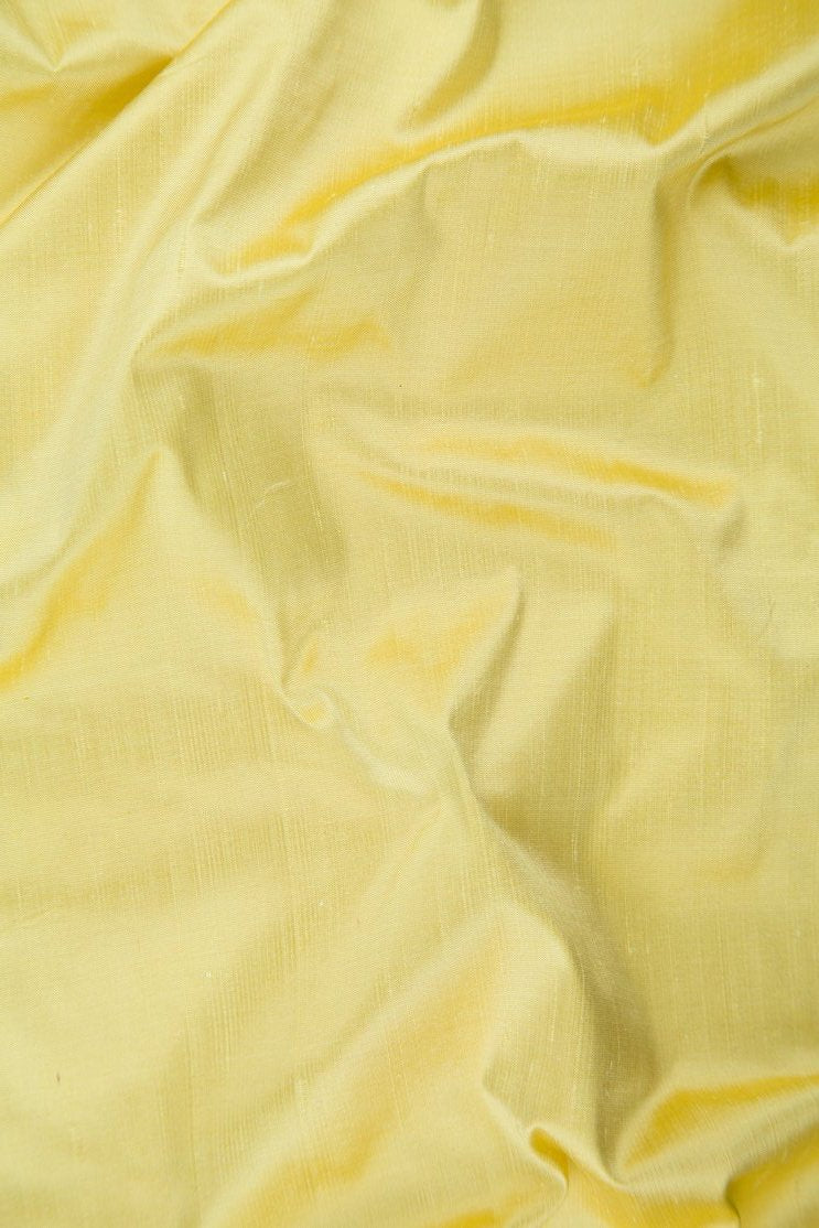 Yellow Brown Silk Shantung 54 inch Fabric