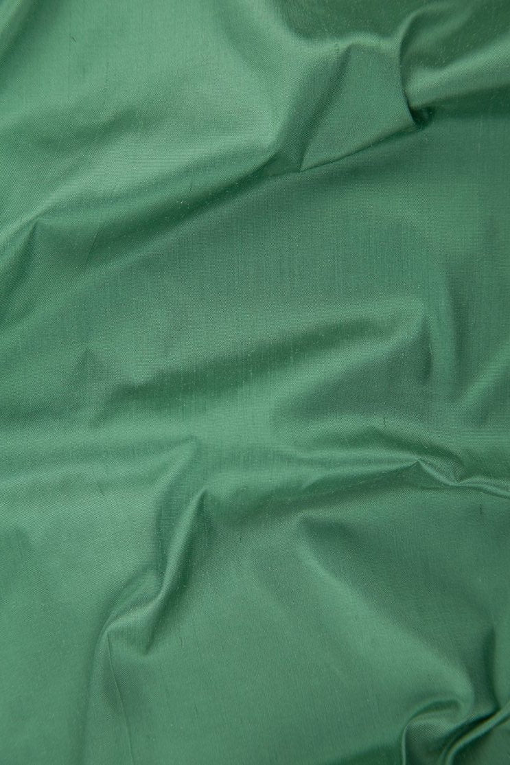 Dusty Jade Green Silk Shantung 54 inch Fabric