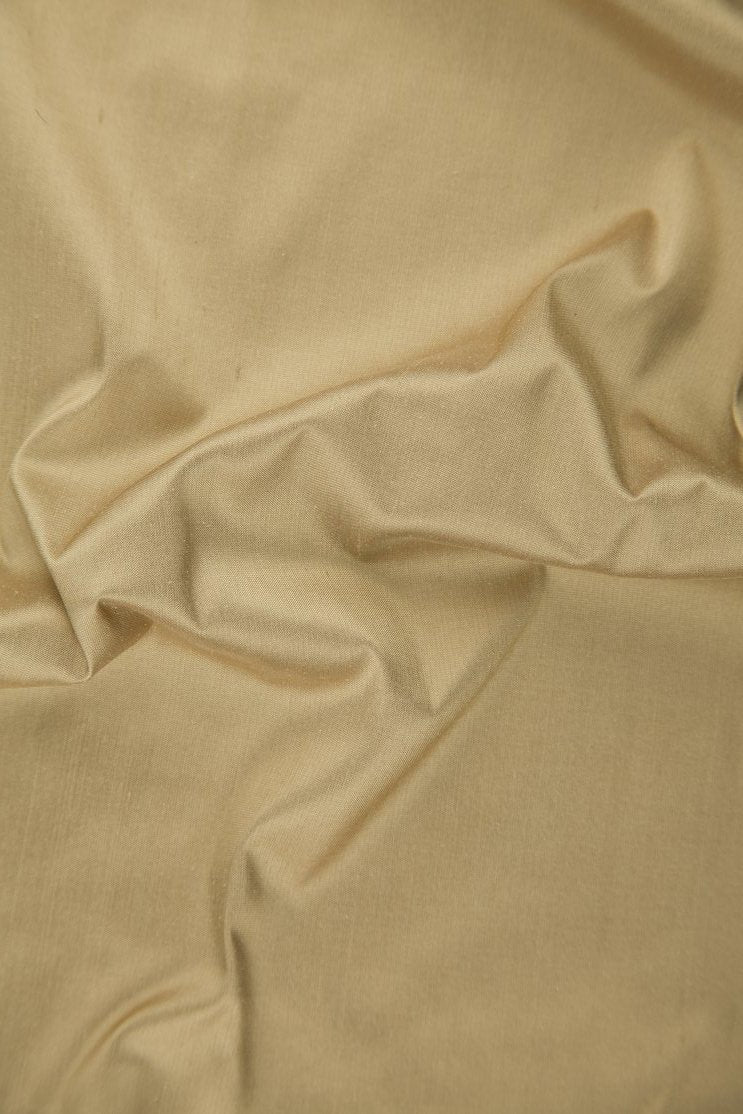 Dark Beige Silk Shantung 54 inch Fabric