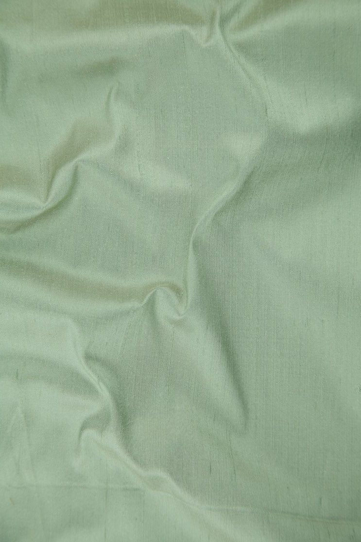 Misty Jade Silk Shantung 54 inch Fabric