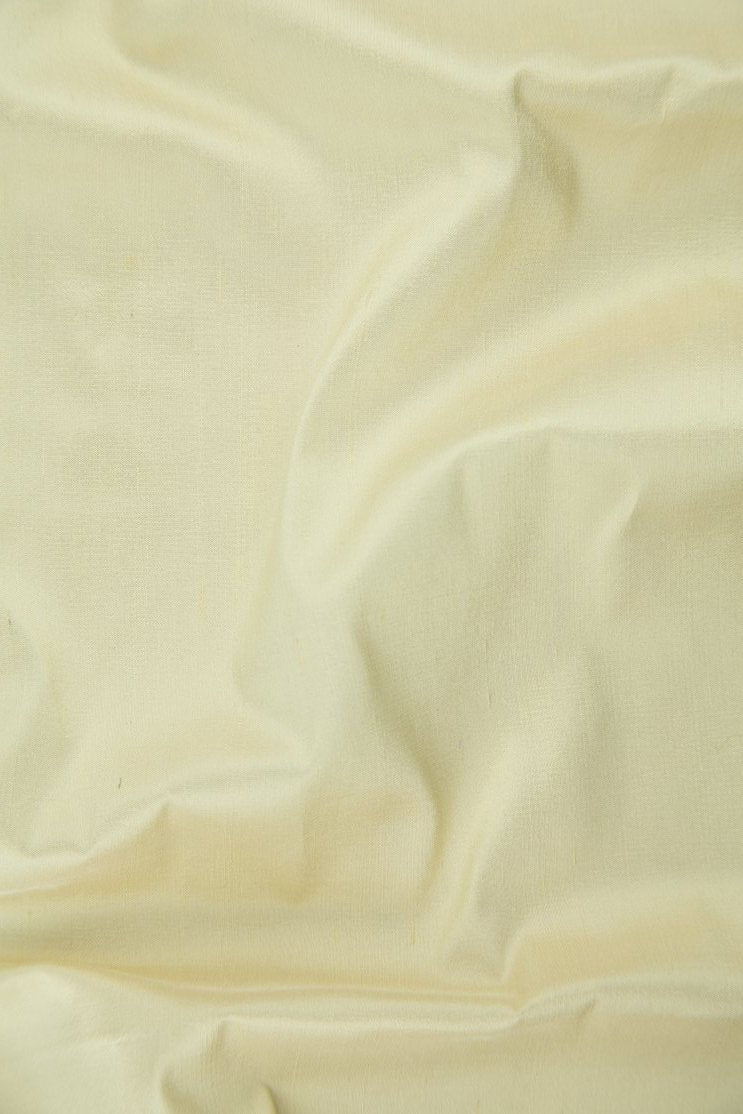 Light Vanilla Custard Silk Shantung 54 inch Fabric