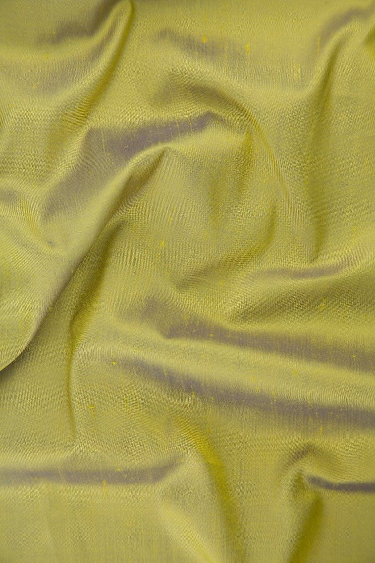 Iridescent Golden Blue Silk Shantung 54 inch Fabric
