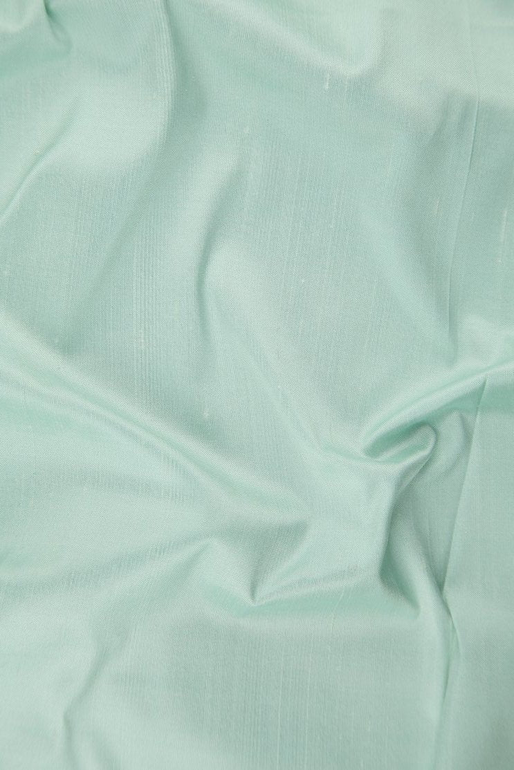 Bright Aqua Glass Silk Shantung 54 inch Fabric