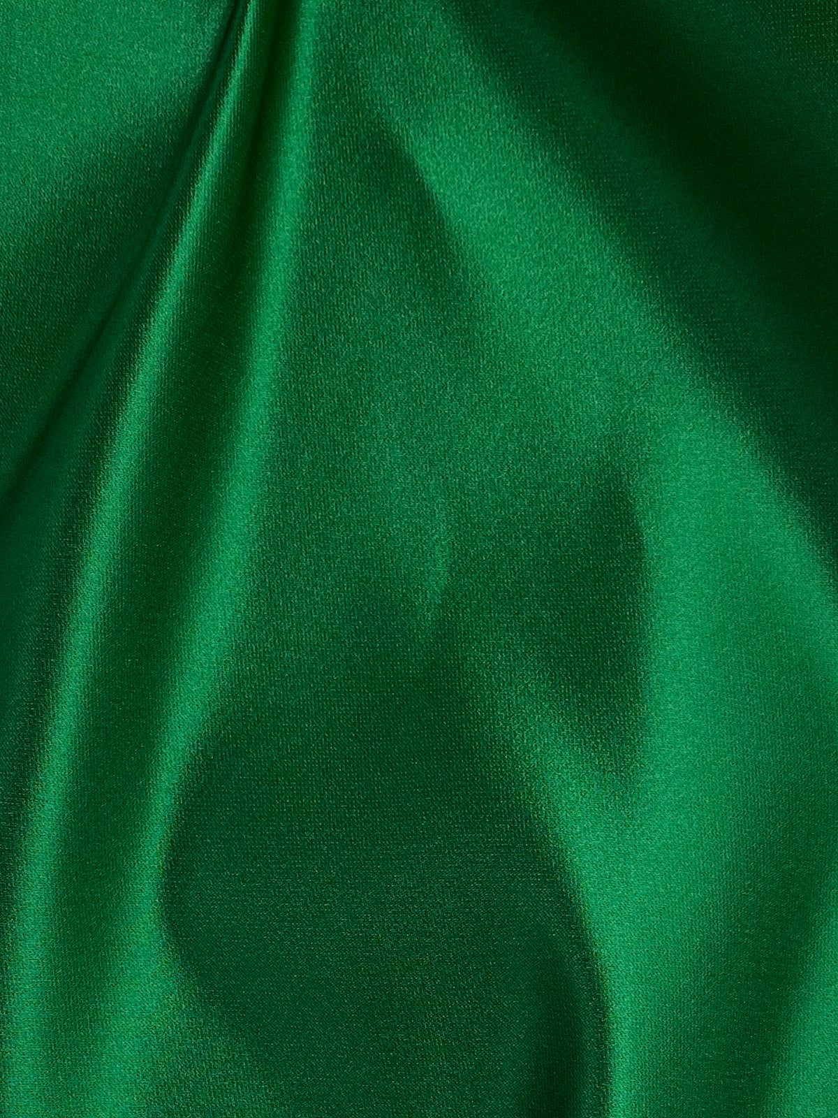 Green Italian Satin Faille Fabric