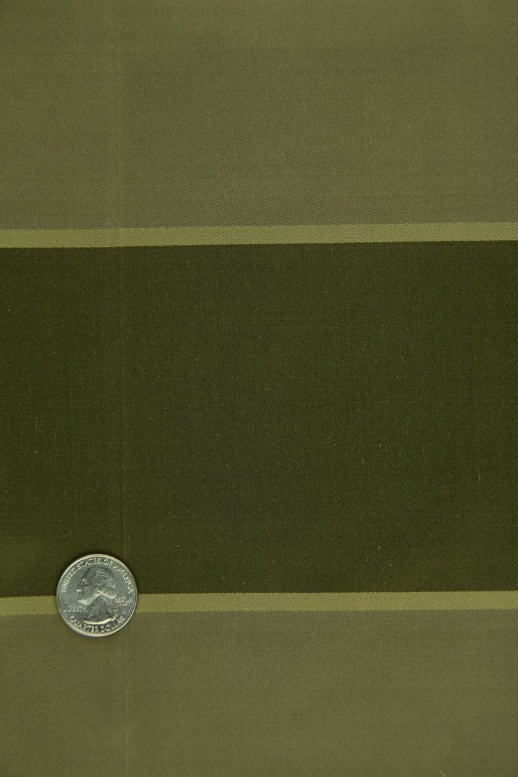 Green Silk Taffeta Plaids and Stripes 064/2 Fabric