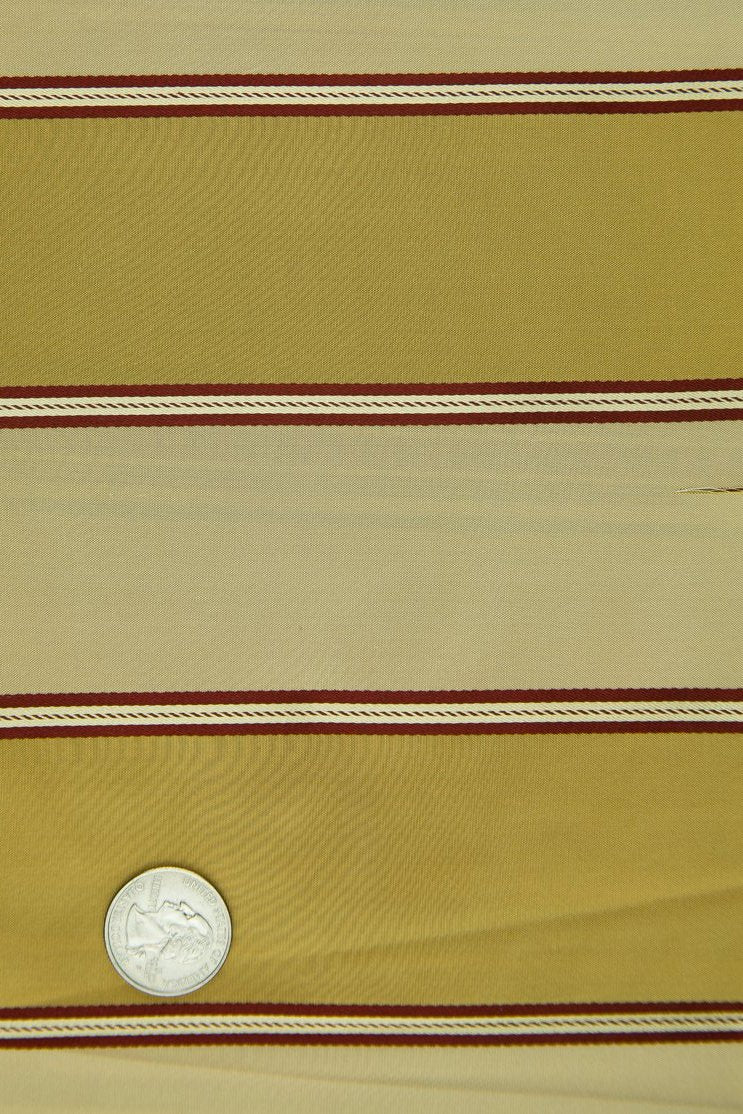 Gold Silk Taffeta Plaids and Stripes 084 Fabric