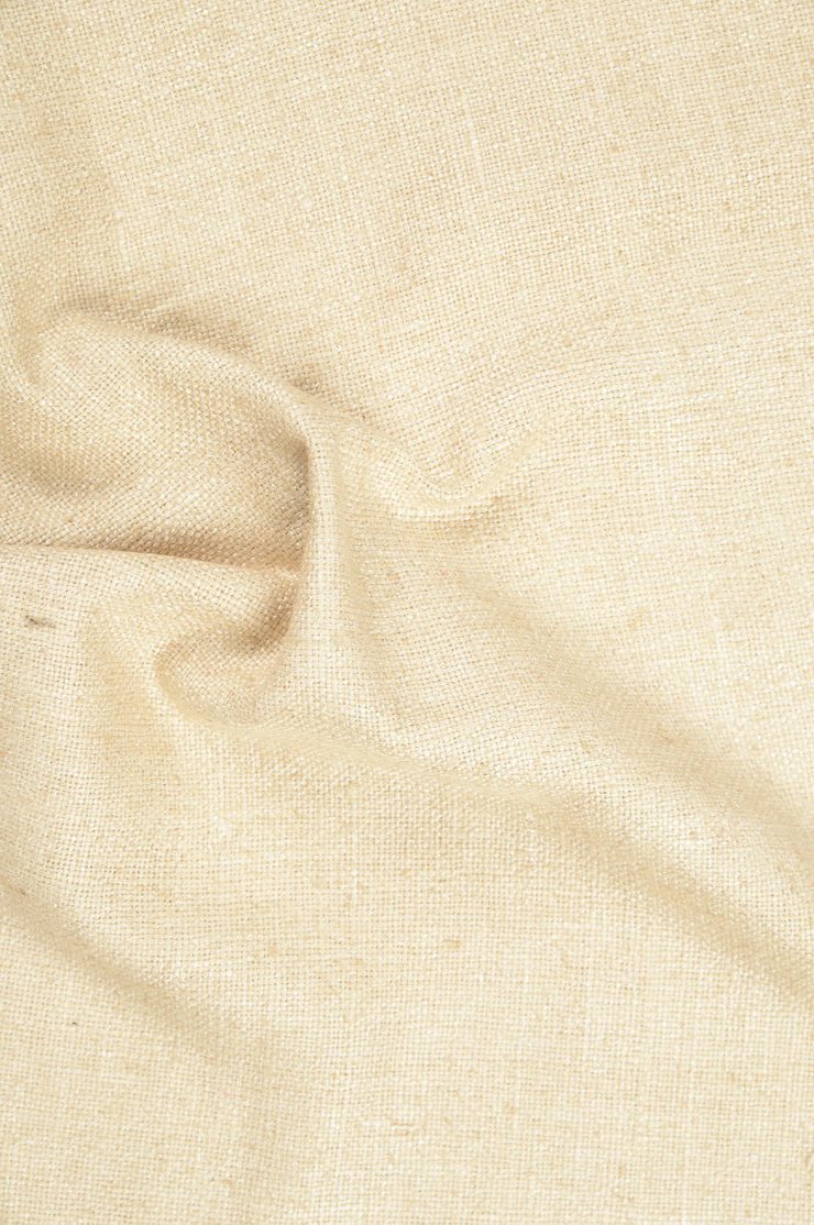Almond Silk Linen (Matka) Fabric