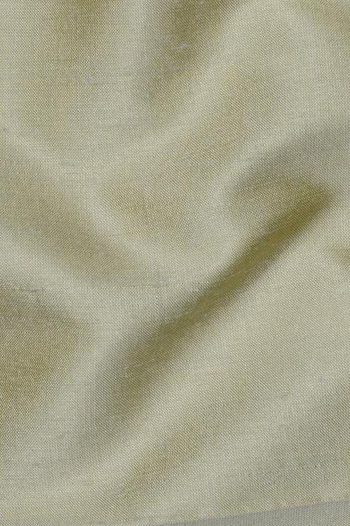 Aloe Green Silk Shantung 54 inch Fabric