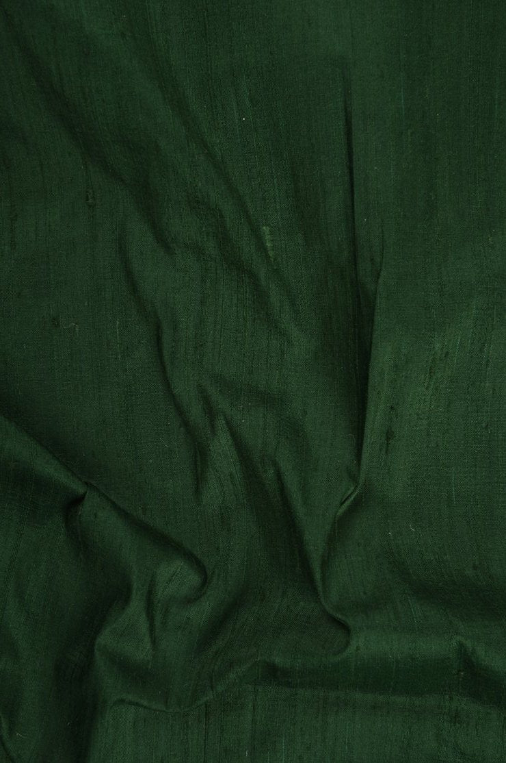 Amazon Green Dupioni Silk Fabric