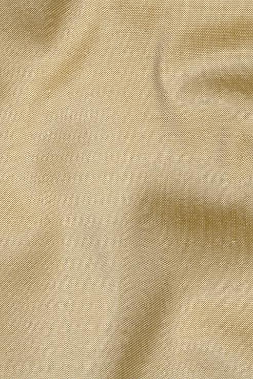Antique Gold Silk Shantung 54 inch Fabric