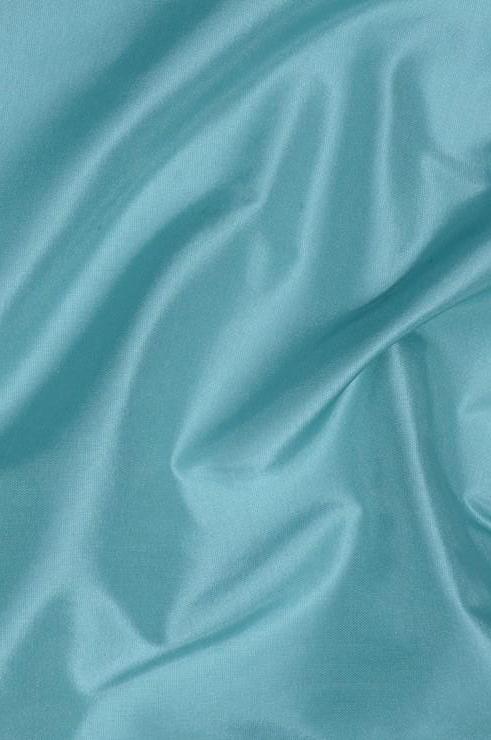 Aqua Blue Taffeta Silk Fabric By The Yard
