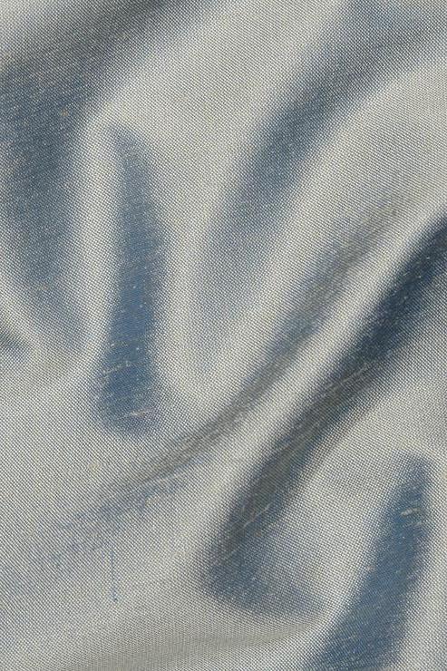 Aqua Foam Silk Shantung 54 inch Fabric