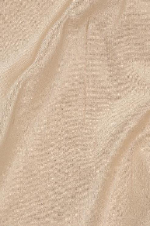 Beige Silk Shantung 54 inch Fabric