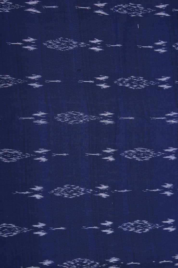 Blue Cotton Ikat 83 Fabric