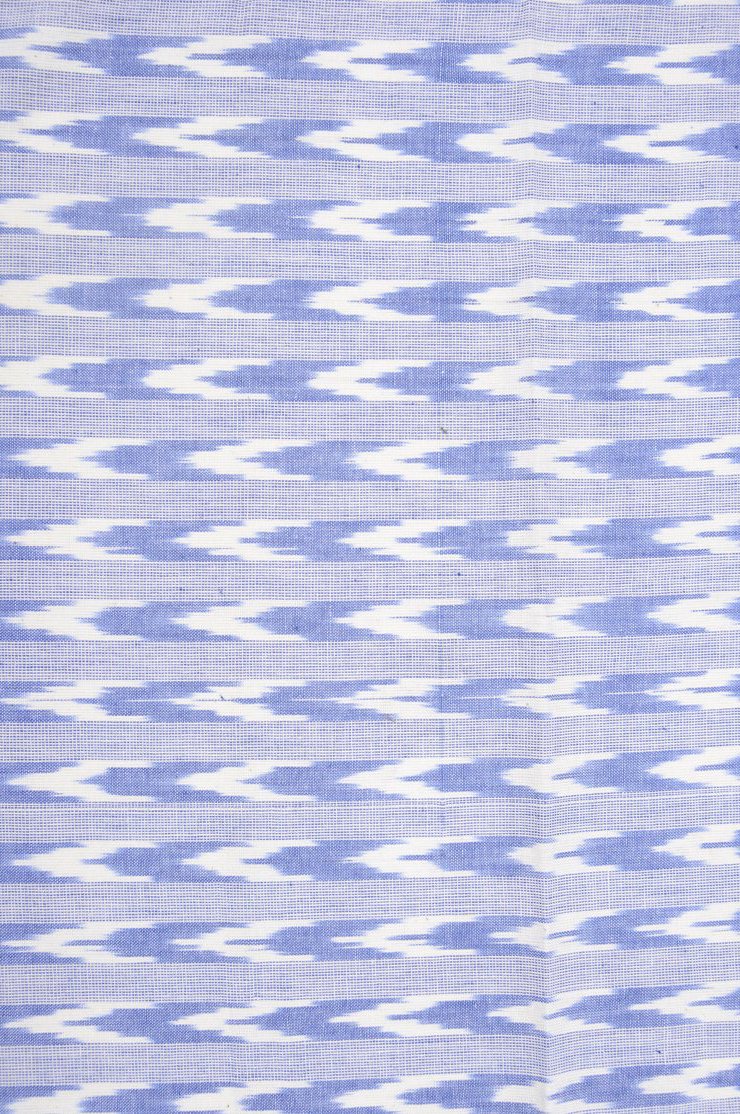 Blue Cotton Ikat 90 Fabric