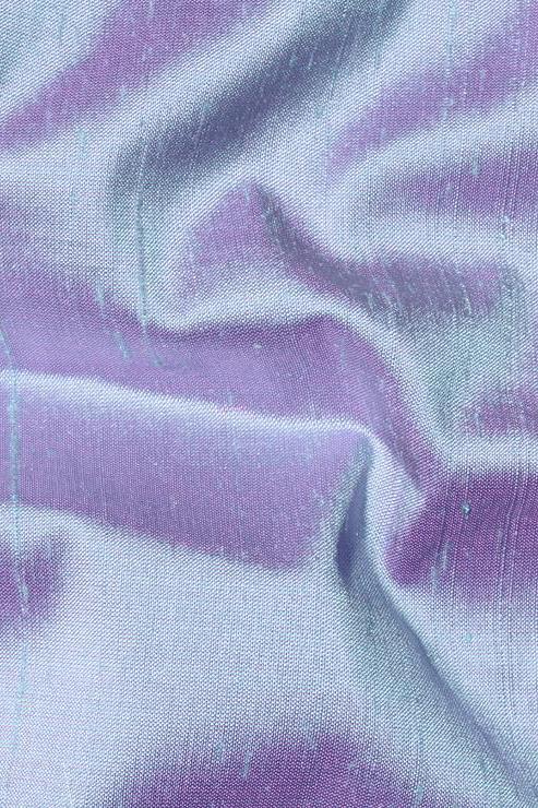 Blue Iris Silk Shantung 44 inch Fabric
