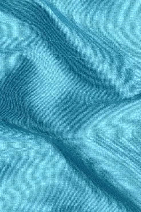 Bluebird Silk Shantung 54 inch Fabric