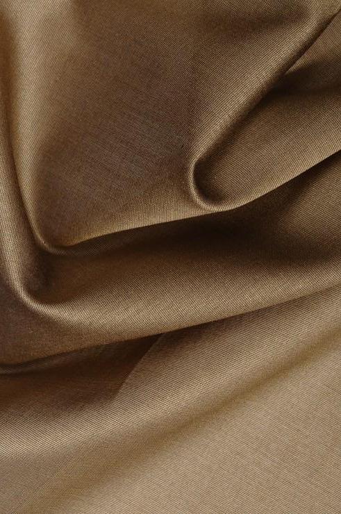 Bronze Cotton Silk Fabric