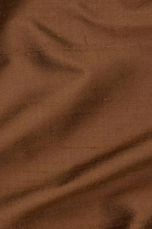 Brown Sugar Silk Shantung 54 inch Fabric