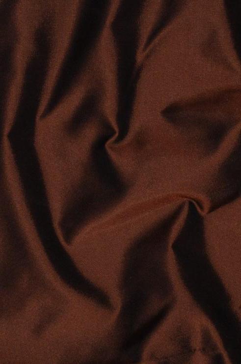 Burnished Copper Taffeta Silk Fabric