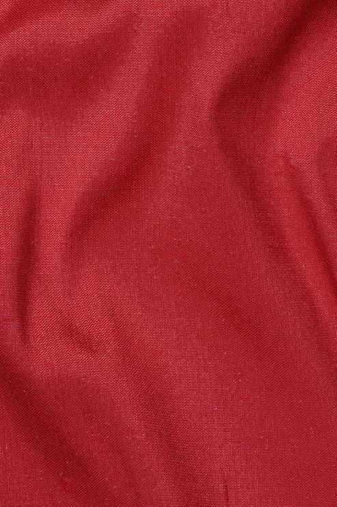 Cardinal Red Silk Shantung 54 inch Fabric