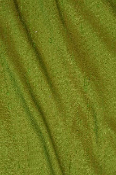 Chartreuse Dupioni Silk Fabric