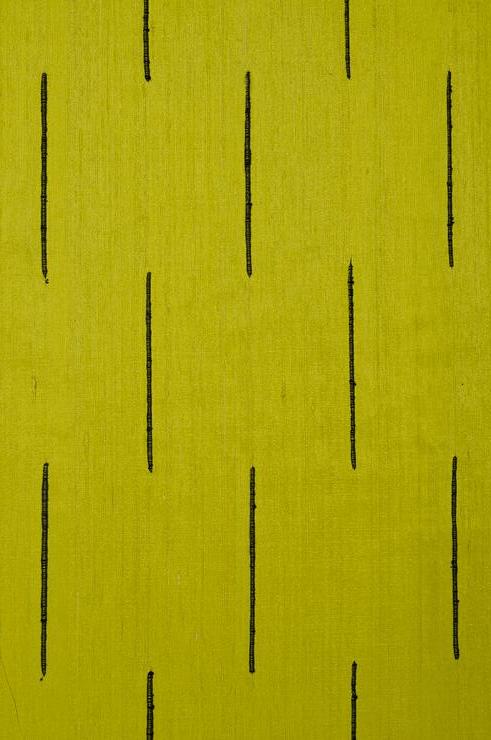 Chartreuse Embroidered Dupioni Silk 205 Fabric