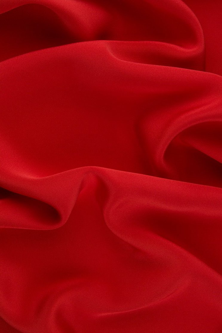 Cinnabar Silk 4-Ply Crepe Fabric
