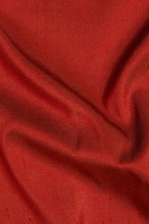 Cinnabar Silk Shantung 54 inch Fabric