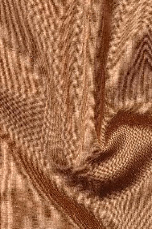 Cinnamon Silk Shantung 54 inch Fabric