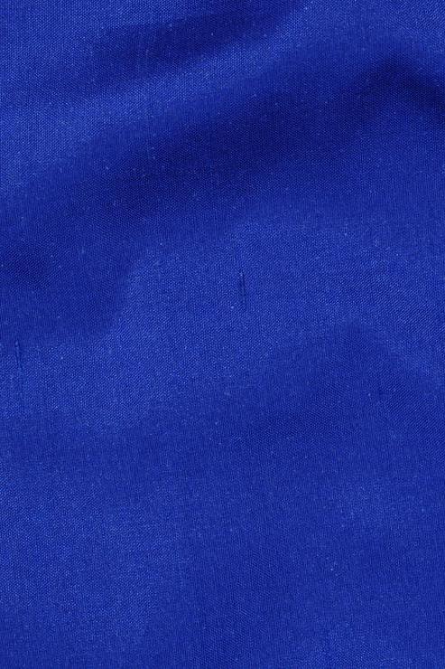 Classic Blue Silk Shantung 54 inch Fabric