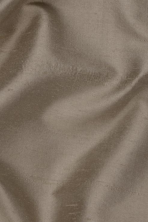 Cobblestone Silk Shantung 54 inch Fabric