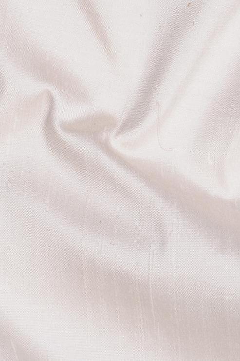 Cream Frost Silk Shantung 54 inch Fabric