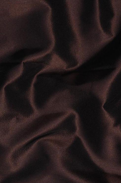 Dark Eggplant Purple Taffeta Silk Fabric