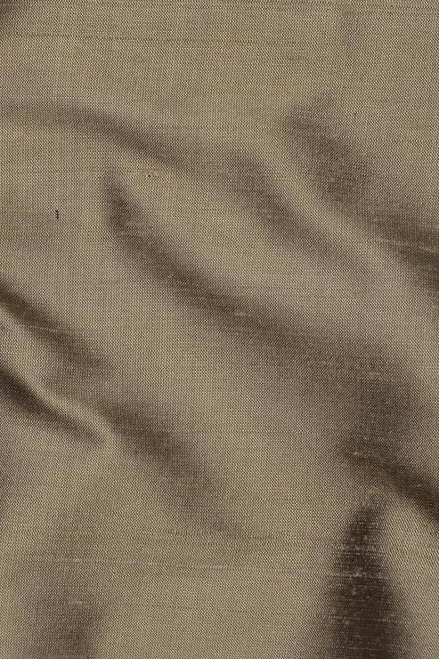 Dark Taupe Silk Shantung 54 inch Fabric