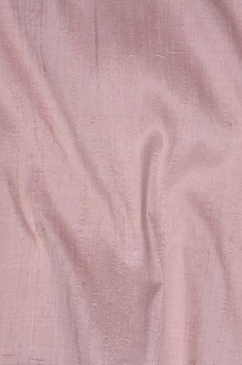 Dusty Pink Dupioni Silk Fabric By The Yard