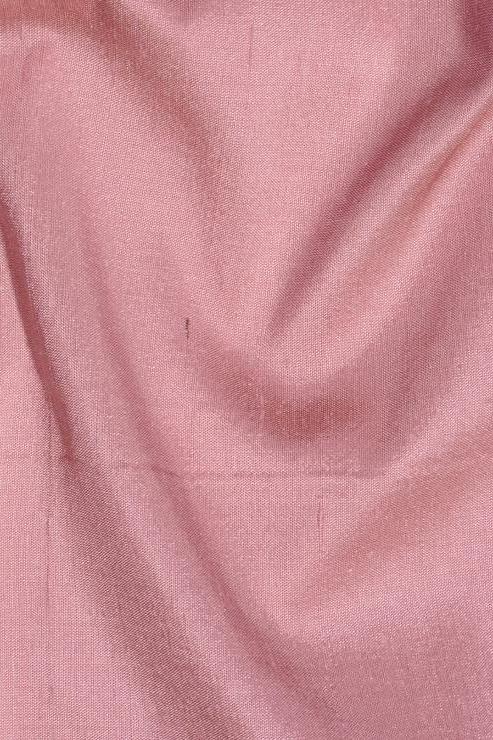 Dusty Rose Silk Shantung 54 inch Fabric