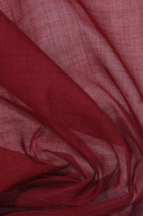 Earth Red Cotton Voile Fabric