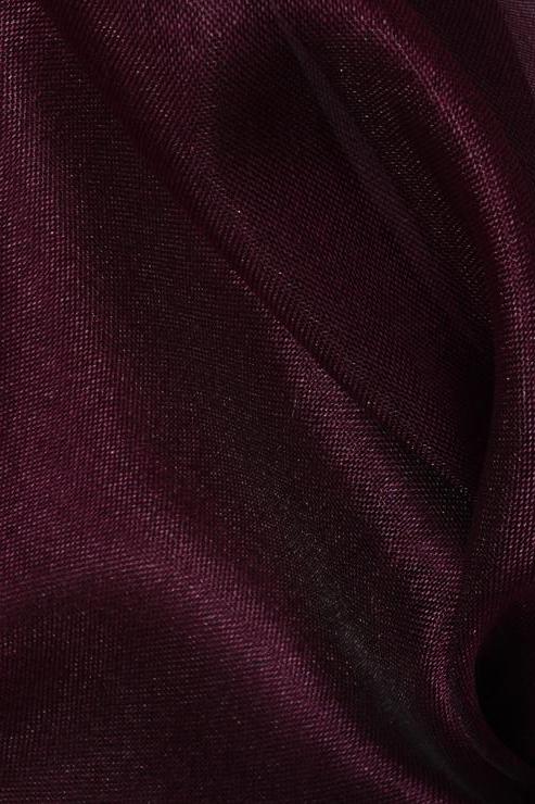 Eggplant Silk Organza Fabric