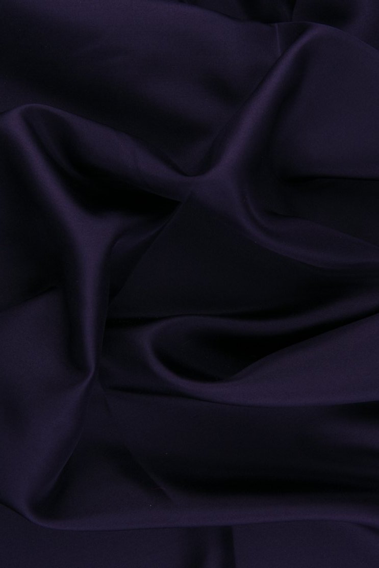 Eggplant Habotai Silk Fabric