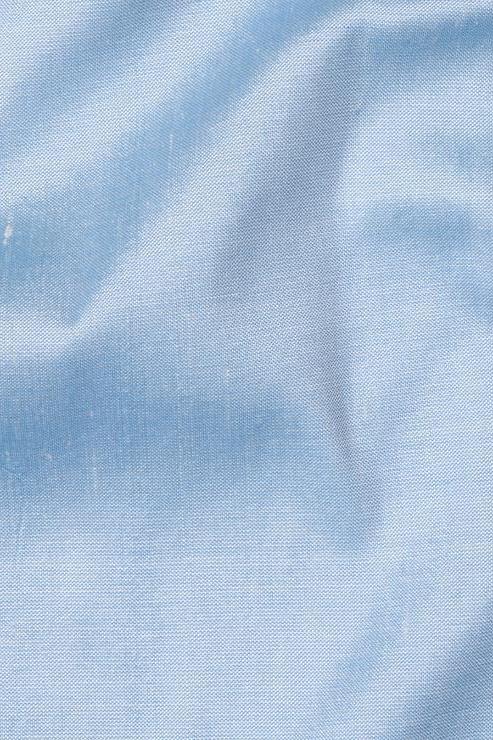 Eggshell Blue Silk Shantung 54 inch Fabric