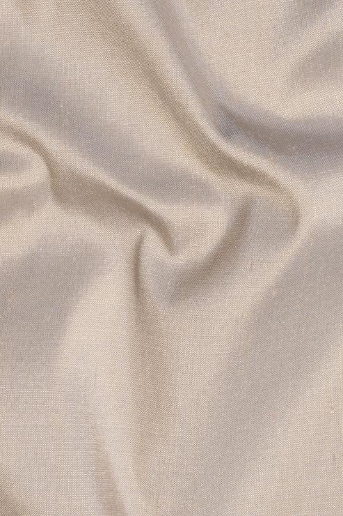 Feather Gray Silk Shantung 54 inch Fabric